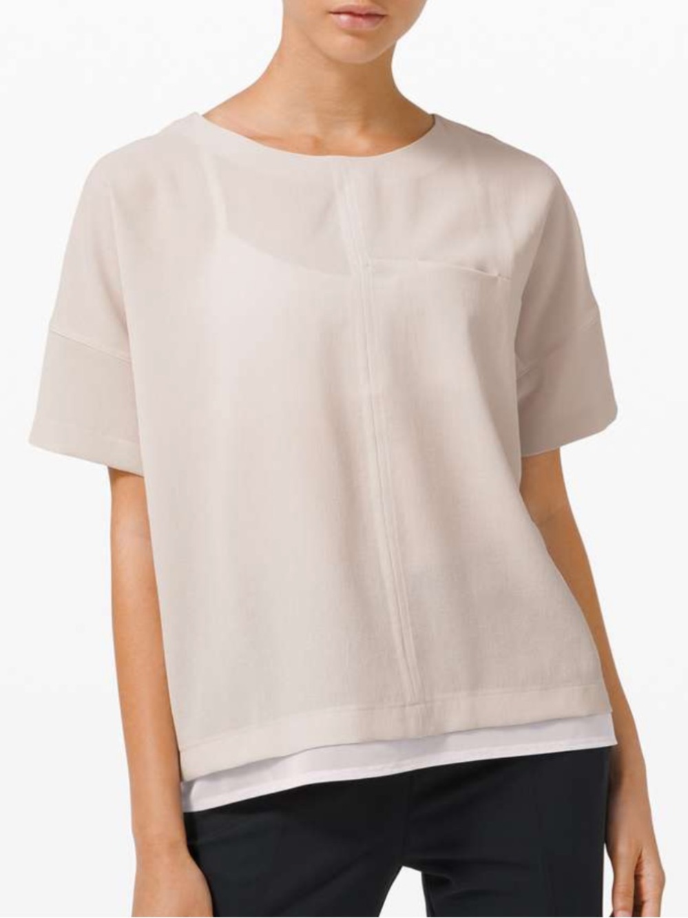 Lululemon Sz 6 Shirt Shift in Time Short Sleeve
Dune / Light Chrome Neutral Fall